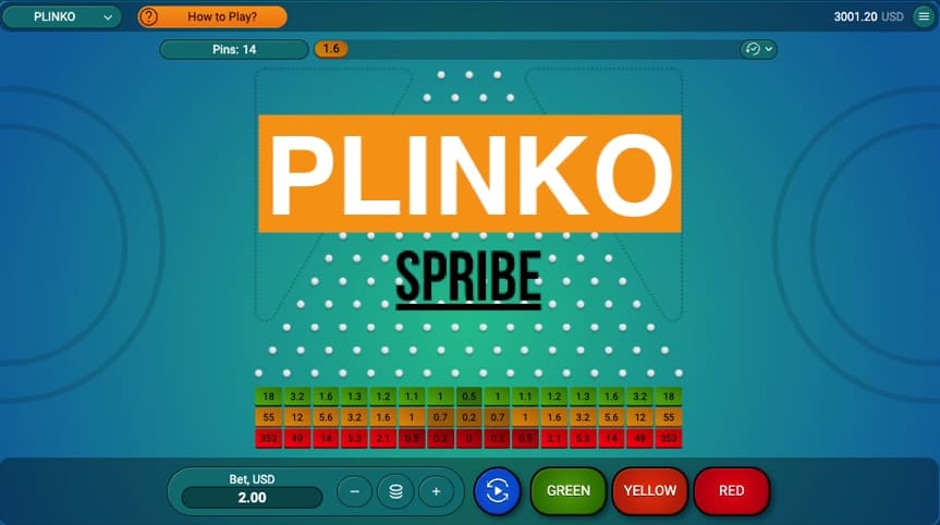 Play Plinko by Spribe